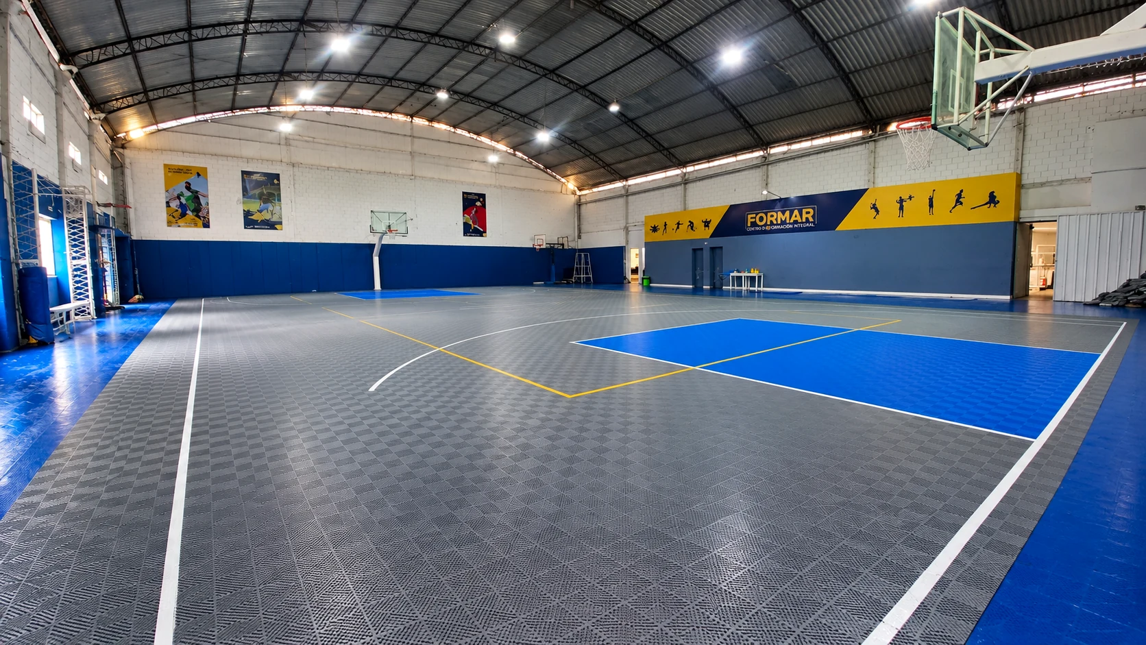 Vista general del polideportivo de Casa Matriz FORMAR